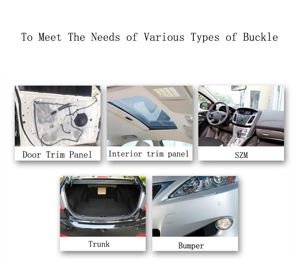 New 400Pcs/Pack Auto Car Mixed Door Trim Panel Clip Fasteners Bumper Rivet Retainer