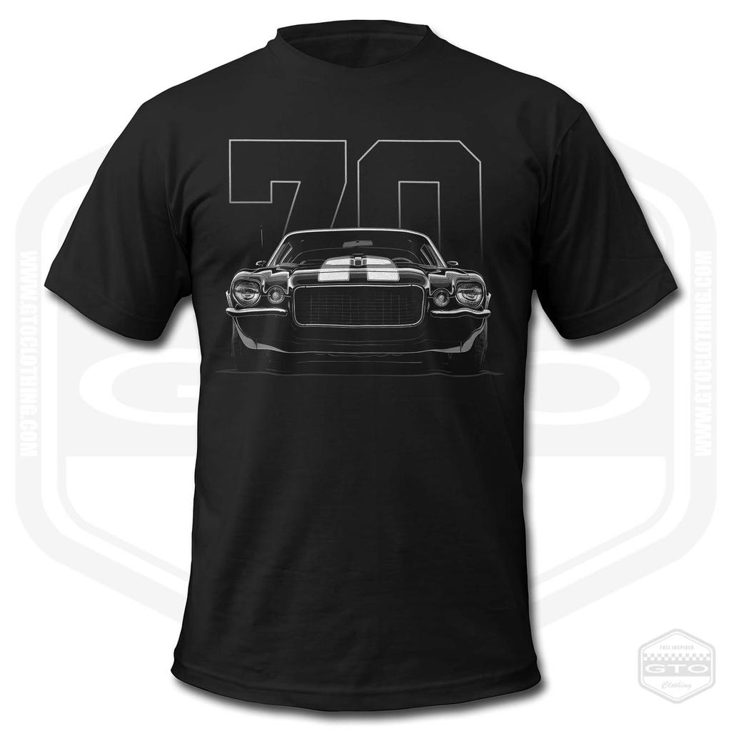 1970 Camaro T-Shirt Men 6 American Muscle Car Fan Art