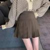 Women's Fashion High Waist Pleated  Skirt Slim Waist Casual Tennis Skirt