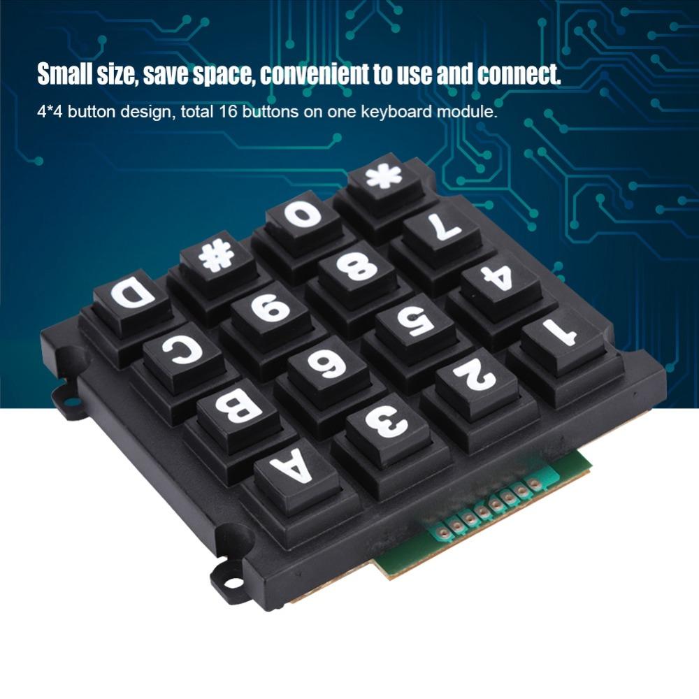 4x4 Keyboard Module Push Buttons External Keypad Practical Button Keyboard Module Programming