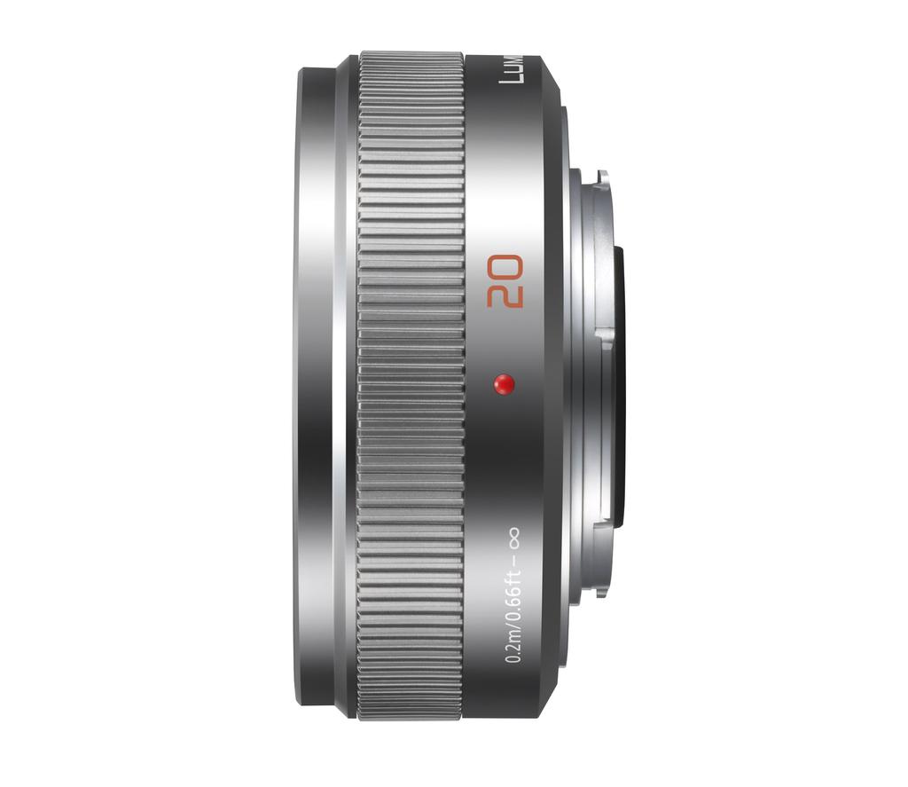 Panasonic Объектив с одним фокусом для Micro Four Thirds Lumix G II Silver 20 мм/F1.7 ASPH. H-H020A-S