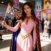 Костюм для косплея Нефертари Д. Виви из One Piece из полиэстера для аниме-конвенций
