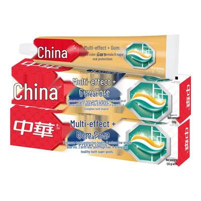 Зубная паста Zhonghua с мультиэффектом и защитой десен, прохладная мята