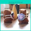Ao And Nezha Bing Capybara Plush Keychain Pp Cotton Stuffed For Bag Decor