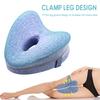 Подушка для ног из хлопка с эффектом памяти, дышащая, моющаяся, подушка для лучшего сна, подушка для облегчения боли, подушка для ног и бедер