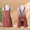 Soft Princess Style Apron Breathable Cooking Apron Barista Work Uniform Kitchen Apron  Outdoor
