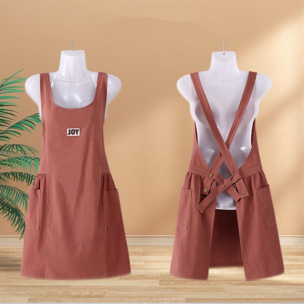 Soft Princess Style Apron Breathable Cooking Apron Barista Work Uniform Kitchen Apron Outdoor