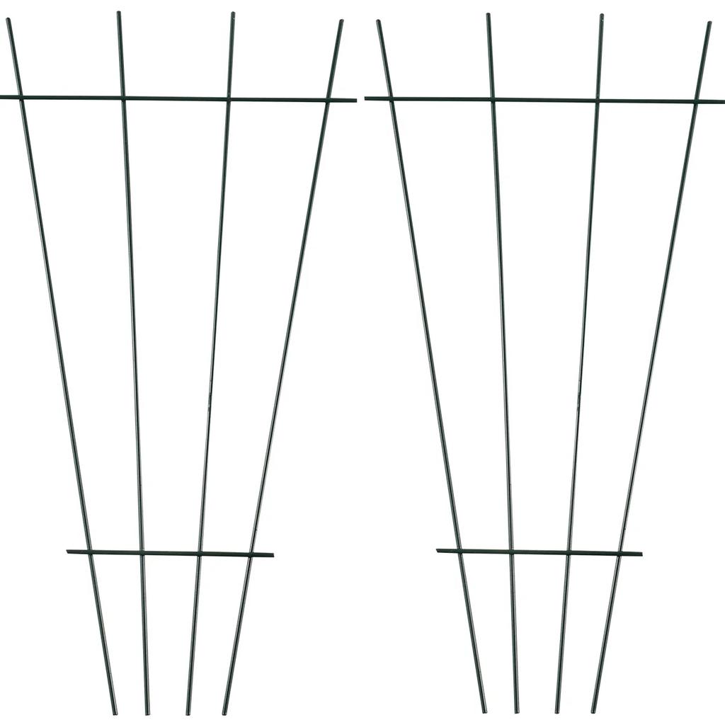 2 шт. решетки для растений, железная решетка для вьющихся растений, стойка для поддержки выращивания виноградной лозы 15,7×7,1 дюйма, опора для цветов