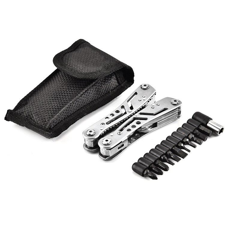 Portable Stainless Steel Multi Purpose Plier Foldable Pocket Multifunctional Pliers Survival Camping Multi Tools for Outdoor