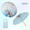 Baolizi Color Glue Sun Protection Sun Umbrella Super UV Protection Sun Protection Dual-Use Manual Small Portable Print Umbrella
