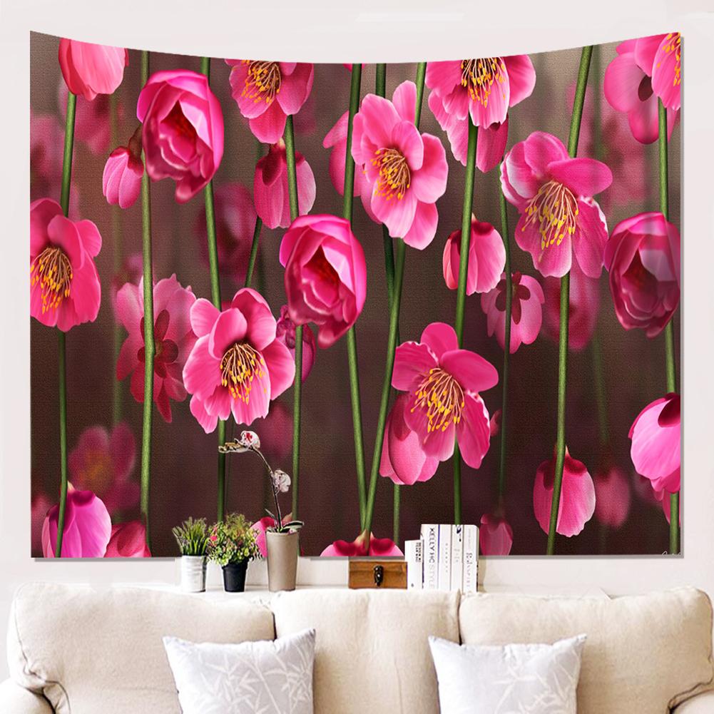 Bright Flowers Background 3d Printing Wall Cloth Soft Rectangle Painting Tapestry School Living Rooms Decoration Blanket