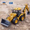Huina 1/50 миниатюры металлических автомобилей, погрузчиков, грузовиков, экскаваторов, гусеничных моделей, гусеничные игрушки для мальчиков, литые игрушечные транспортные средства