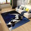 3D Cartoon Cute Panda Area Rug,Carpet Rug for Living Room Children's Room Decoration,Kid Play Crawl Soft Non-slip Floor Mat Gift