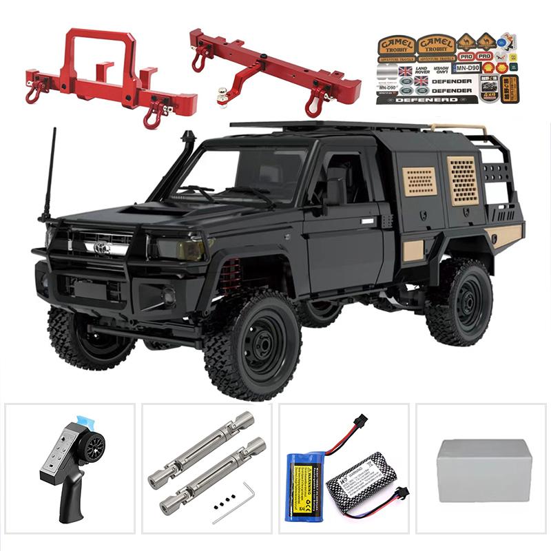 RE02The New MN MN82s MN82 Genuine Toyota LC79 Pickup Remote Control Mode Four-wheel Drive Off-road Mountain Bike Toy Christmas Gift