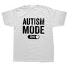 Новый стиль, забавные футболки с лучшим режимом аутизма, уличная одежда с короткими рукавами, подарки на день рождения, футболка, одежда унисекс