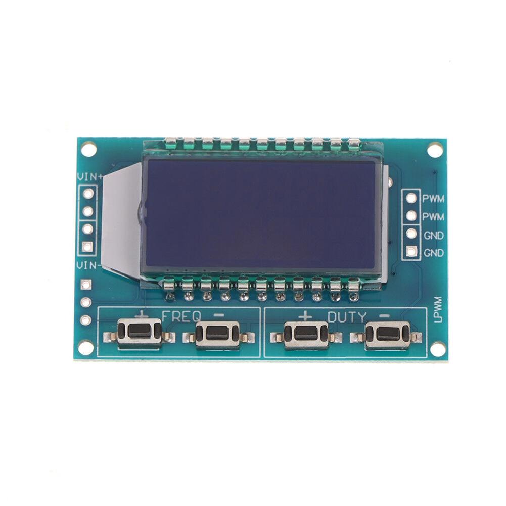 Signal generator  for PWM pulse frequency duty cycle adjustable module