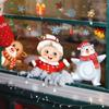 Главная Окно Новогодние наклейки ПВХ Милые настенные наклейки Рождественские наклейки на окна Наклейки на стены в детской комнате Веселые рождественские украшения