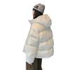 Puff down jacket women's winter new short super good-looking small white thickened bread jacket