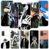 Чехол для телефона Bleach Kisuke Urahara для Xiaomi Redmi Note 15 14 13 12S 12 Pro Plus 11S 11E 11 11T 10S 10 Арт Мягкий Чехол с Рисунком Красный