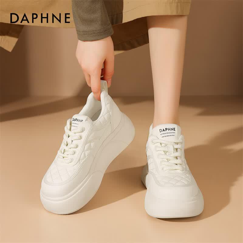 Daphne Women's White Platform Sneakers