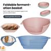 Silicone Bread Proofing Basket Banneton Foldable Oval Round Collapsible Bowl for Sourdough Baking Supplies Non-Stick Mold-Free Dough Shaping Tool
