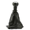 5 Speed Gear Shift Knob Gearstick Gaiter Boot Leather Replacement Kit for PEUGEOT 207 307 406