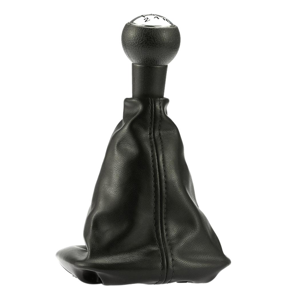 5 Speed Gear Shift Knob Gearstick Gaiter Boot Leather Replacement Kit for PEUGEOT 207 307 406