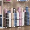 Exercise Mat Storage Rack With Wheels Home Gym Equipment Organizer Heavy Duty Rolling Fitness