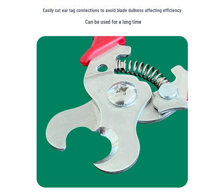 Stainless Steel Ear Tag Removal Pliers for Pigs, Cattle, Sheep, and Rabbits