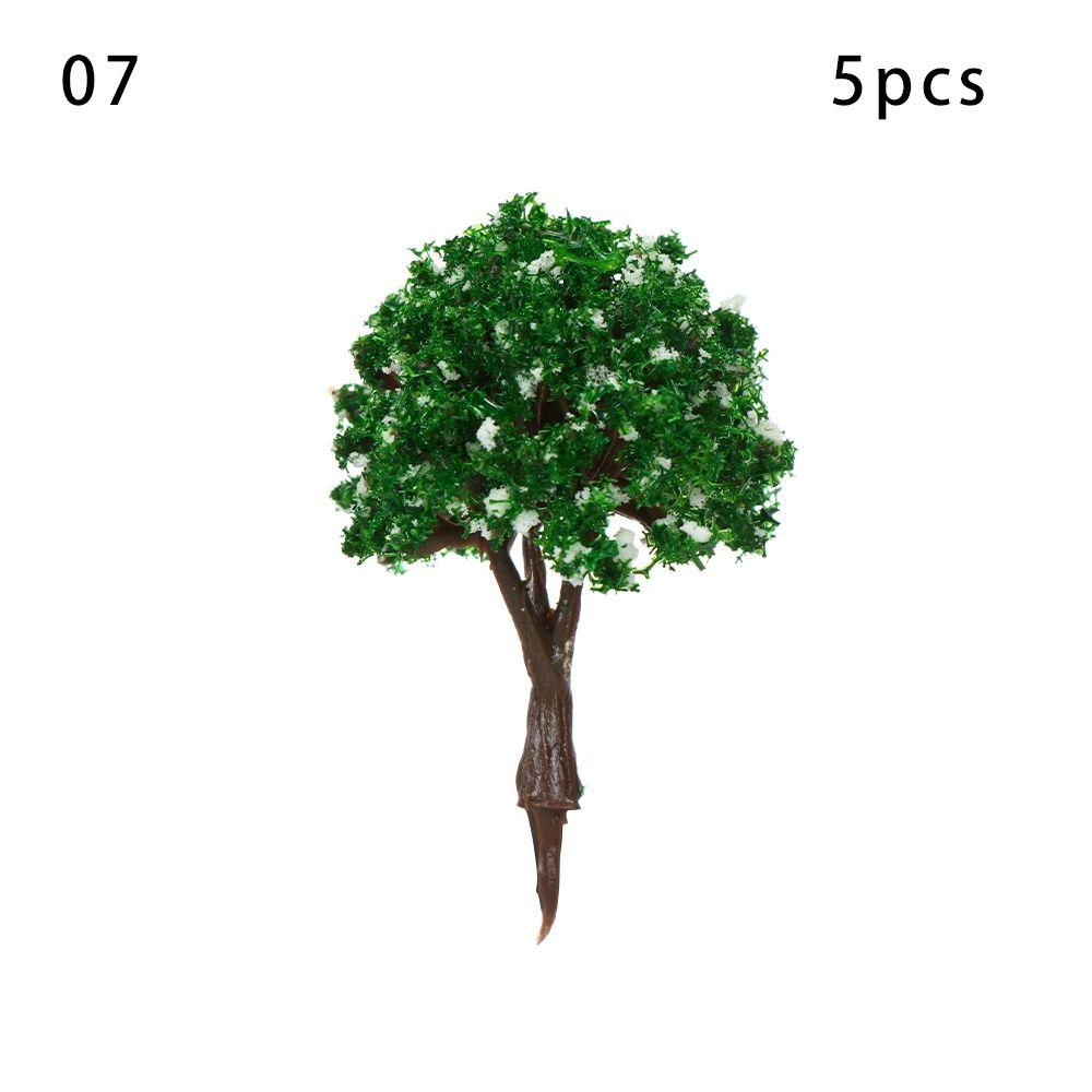 Artificial Scenery Trees Railroad Decoration Miniature Flower Tree Building Landscape Accessories