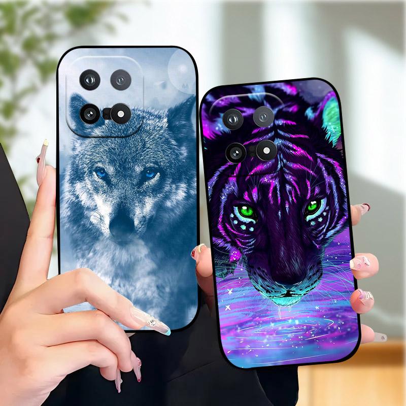 Чехол для Vivo IQOO 15 5G Модный силиконовый мягкий ТПУ чехол с принтом животных Львов Для IQOO15 Китайский телефон Защитный чехол