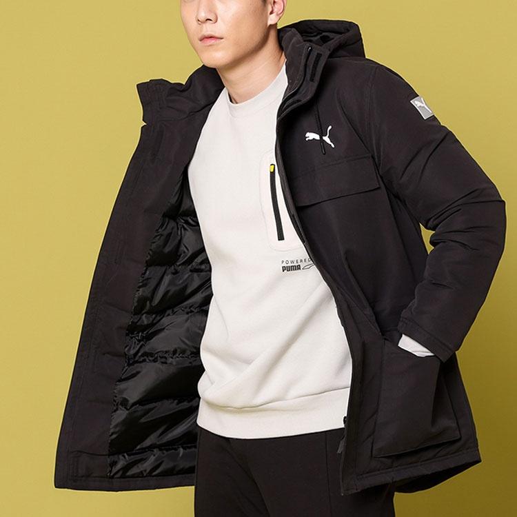 PUMA Puffer Jackets Unisex Black Hooded Moderate Other 535054-01