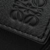Loewe Сумка на пояс 24 Регулируемый плечевой ремень Застежка-молния Кожаная поясная сумка Мини-сумка на пояс для мужчин Черная B510EB1X03-1100