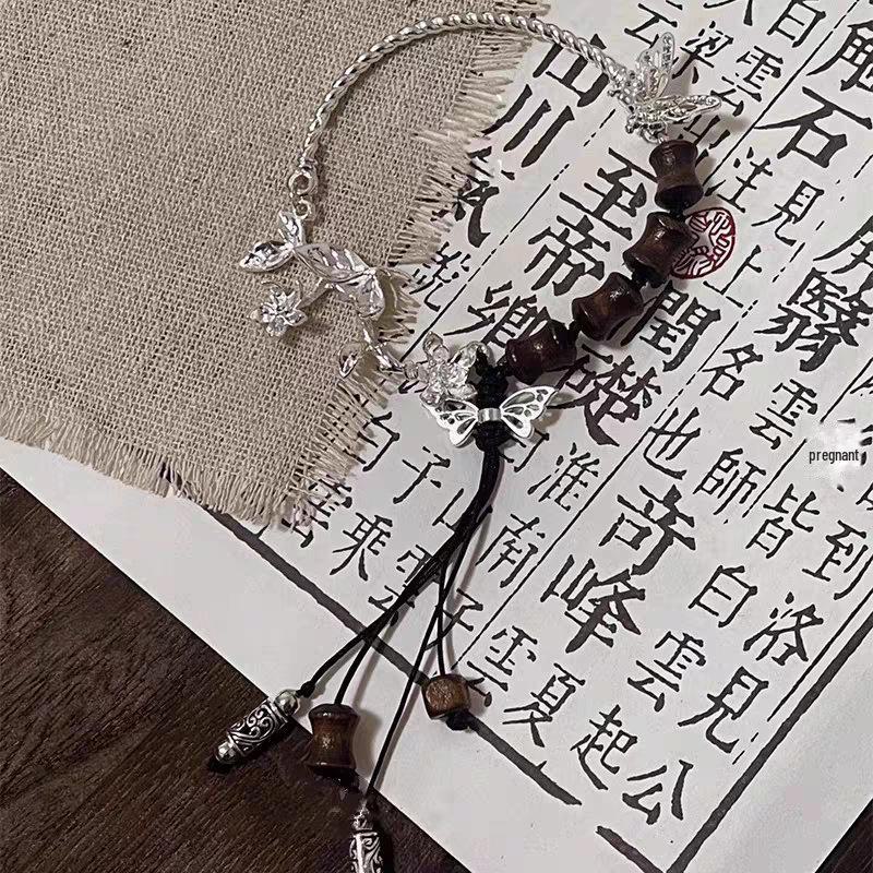 Изысканный браслет-бабочка от Chendie: Легкая роскошь, элитный этнический стиль для девочек