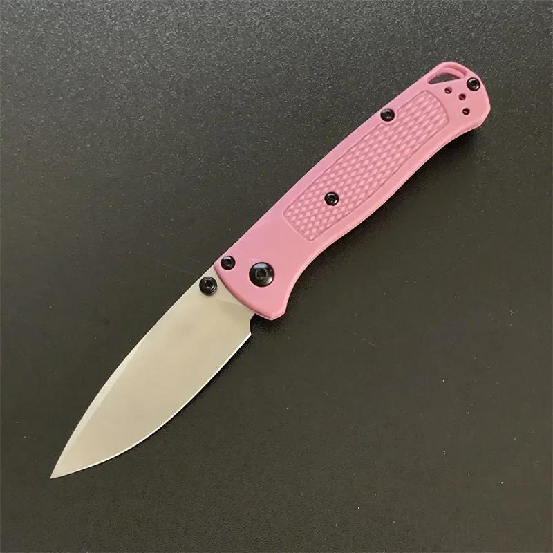 Карманные ножи BM 533 Mini Bugout Складной нож Рукоятка из нейлонового волокна Кухонные ножи Универсальный Тесак для мяса Острый нож для фруктов EDC Инструмент