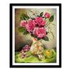 Diamond Painting Flower Rhinestone Stitch Full Round Diamond Embroidery Floral Picture Wall Decor