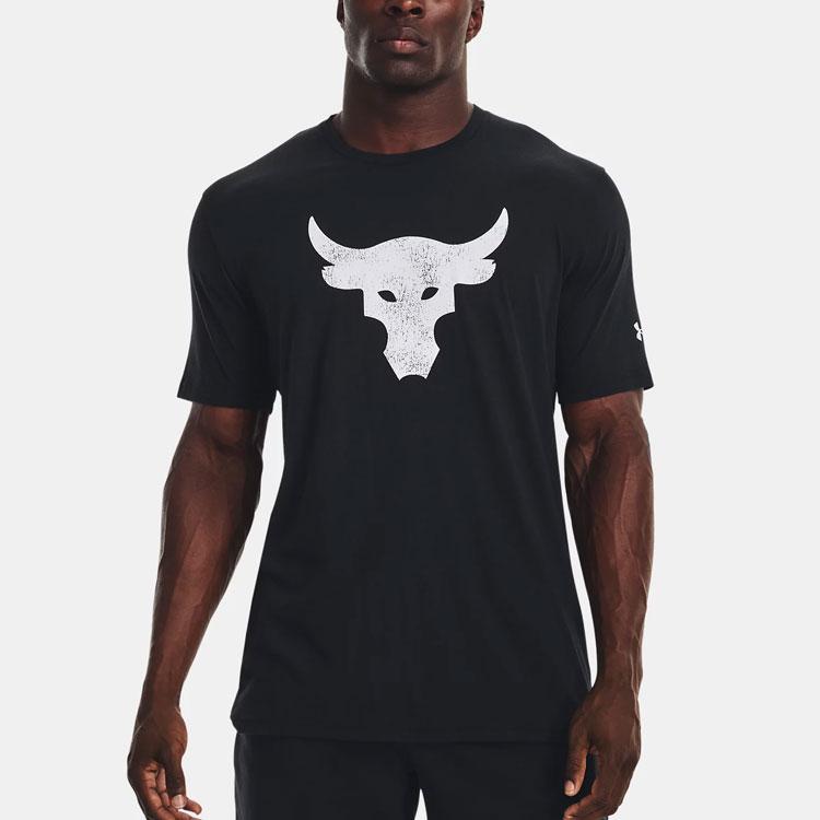 Under Armour Футболка Project Rock Brahma Bull Мужская Черный/Слоновая кость 1361733-003