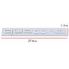 For Audi Quattro ABS Car Decals RS4 RS5 Q3 S3 A3 A5 A6 A4 RS3 RS6 A1 Q5 Q2 S5 RS7 Trunk Emblem Front Grille Stickers Accessories