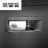 Car Styling Carbon Fiber Copilot Glove Box Handle Decoration Covers Stickers Trim For BMW X3 G01 2018 Interior Auto