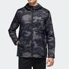 adidas Mh Wb Camo Hooded Sports Jacket Мужские куртки черные GF3967