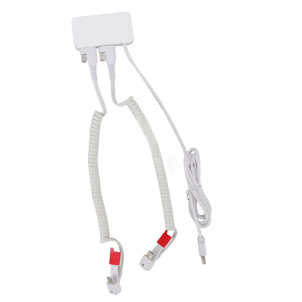 Dual Port Security Anti Theft Display Stand Holder with Charging Function Burglar Alarm for Digital