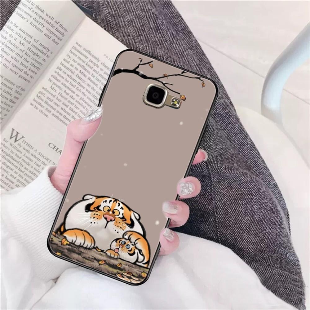Чехол для телефона с мультяшным толстым тигром для Samsung A 10 11 12 13 20 21 22 30 31 32 40 51 52 53 70 71 72 73 91 13