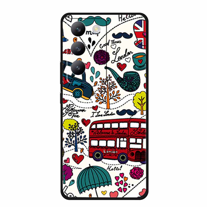 Flower Emboss Case For Vivo V40 V30 SE Y100 Y200E T3 5G Soft TPU Silicone Bumper Protector 3D Relief Phone Cover Funda V 30 40