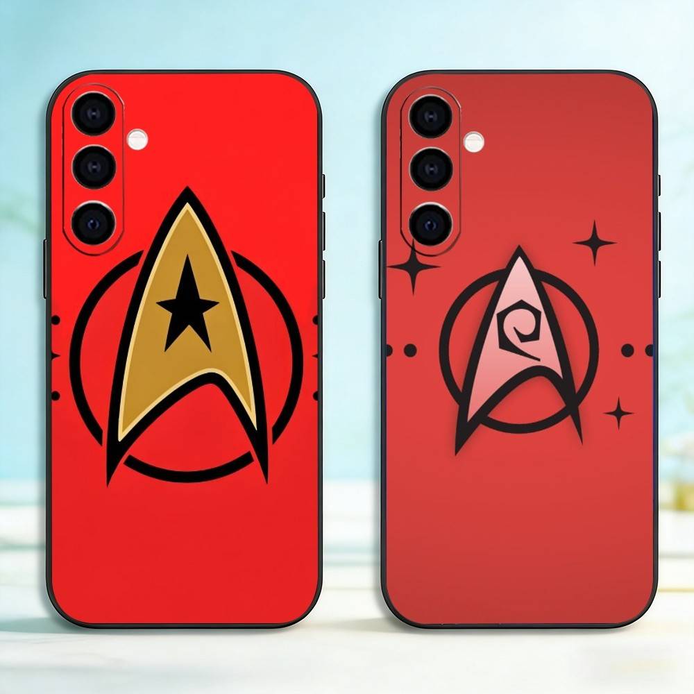 Star Trek Ships Logo Phone Case For Samsung Galaxy A73,A72,A71,A70,A53,A52,A51,Soft Silicone Black Cover