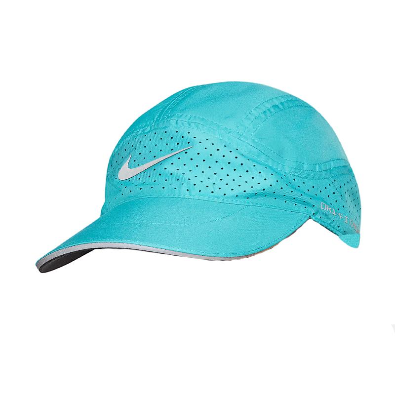 Nike Fly Adjustable Polyester Duckbill Cap Unisex Hats Blue Green FB5681-345