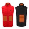 Унисекс Жилет с подогревом USB Жилет с подогревом 3 температурных режима 4 зоны нагрева Жилет Пальто Стойка воротник Ветрозащитное Электрическое Термическое Пальто