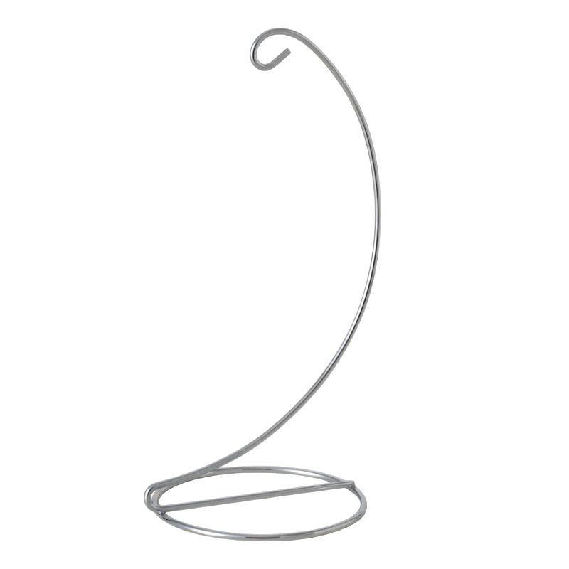 Modern Minimalist Hanging Glass Sphere with Iron Stand for Plants