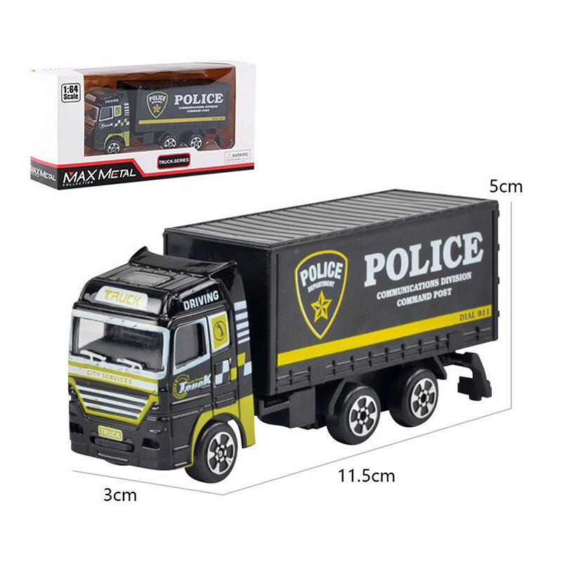 1 Piece Kid Toy Alloy Fire Truck 1:32 Simulation Firefighting Diecast Rescue Vehicle Fire Ladder Engineering Car Model