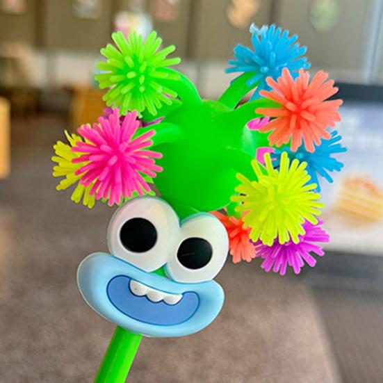 Милые мультяшные ручки Детские ручки с фигуркой большого рта Шариковая ручка Ассорти цветов Роллерная ручка Забавный подарок для мальчиков и девочек на дни рождения и праздничные вечеринки