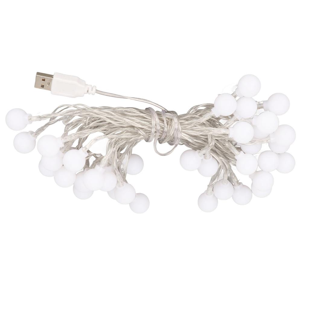 Шаровые гирлянды Водонепроницаемые Питание от USB-порта Светодиодные декоративные шары для спальни свадьбы